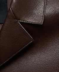 Mango Women's Pockets Leather-Effect Jacket