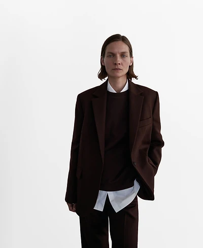 Mango Women's Wool Blazer Suit