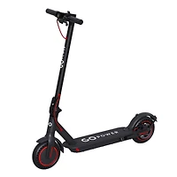 GoZoom Electric Scooter | Lightweight Foldable Commuter E-Scooter | 350W Hub Motor | Solid 8.5” Tires | Led Display | Disc Brakes | 3 Speed Mod