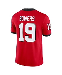 Nike Men's Brock Bowers Red Georgia Bulldogs Player Game Jersey