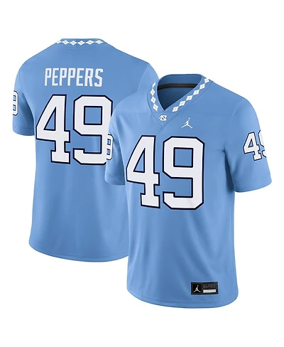 Jordan Men's Julius Peppers Carolina Blue North Tar Heels Alumni Football Game Jersey