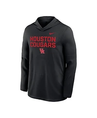 Nike Men's Black Houston Cougars Sideline Dri-fit Lightweight Hoodie