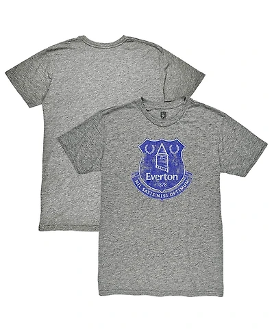 1863FC Men's Heather Gray Everton Color Badge Vintage Tri-Blend T-Shirt