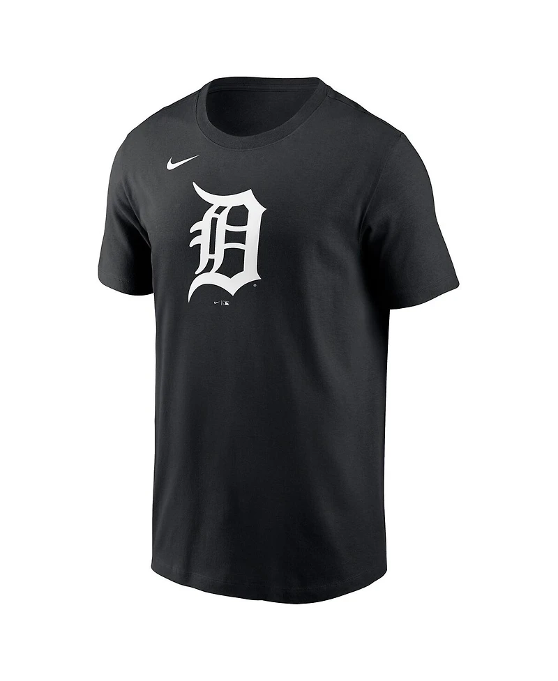 Nike Men's Black Detroit Tigers Logo T-Shirt