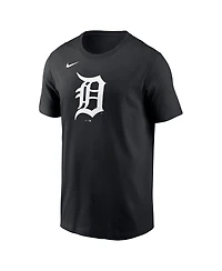 Nike Men's Black Detroit Tigers Logo T-Shirt