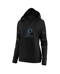 Fanatics Women's Black Oregon Ducks Plus Sleeve Hit Pullover Hoodie