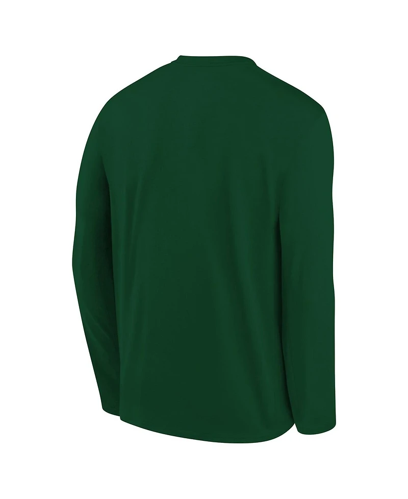 Nike Big Boys and Girls Green New York Jets Legend Icon Long Sleeve T-Shirt
