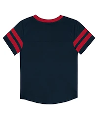 Outerstuff Toddler 2-Piece Navy/Red Houston Texans Red Zone V-Neck T-Shirt and Pants Set