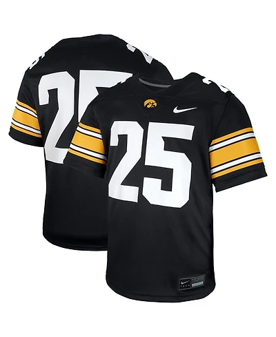 Nike Big Boys and Girls 25 Black Iowa Hawkeyes Untouchable Replica Game Jersey