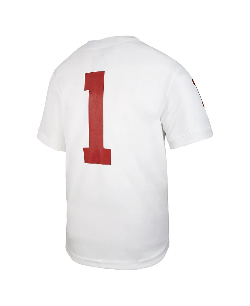 Jordan Big Boys and Girls White Oklahoma Sooners Untouchable Replica Game Jersey