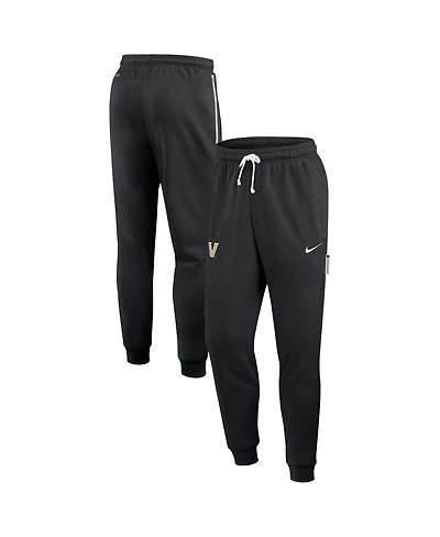 Nike Men's Black Vanderbilt Commodores 2025 Sideline Standard Issue Dri-fit Taper Sweatpants