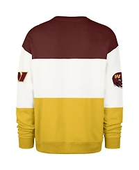 '47 Brand Men's Burgundy/Gold Washington Commanders Breeze Maximalist Sweatshirt