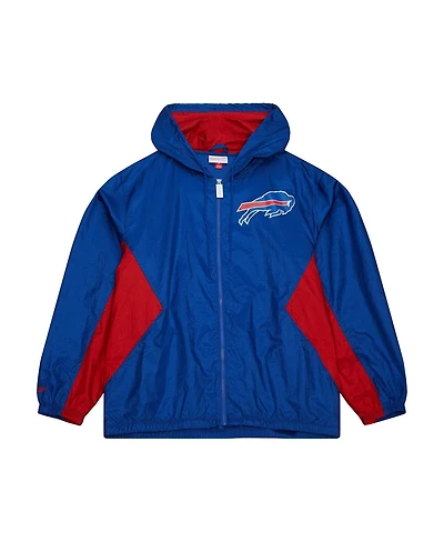 Mitchell & Ness Men's Royal Buffalo Bills Playmaker Full-Zip Windbreaker Jacket
