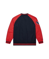 Mitchell & Ness Men's Navy Houston Texans Raglan Jacket