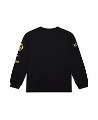 Mitchell & Ness Men's Black Michigan Wolverines Training Camp Long Sleeve T-Shirt