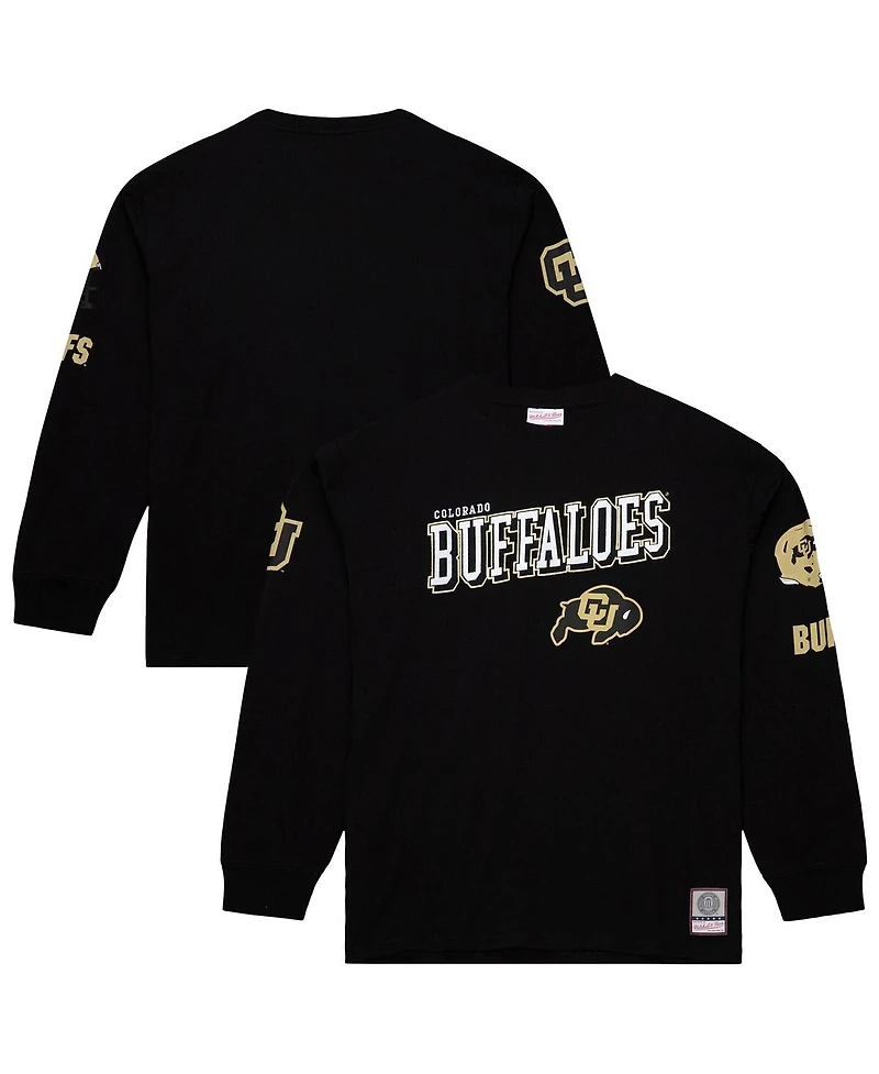 Mitchell & Ness Men's Black Colorado Buffaloes Training Camp Long Sleeve T-Shirt
