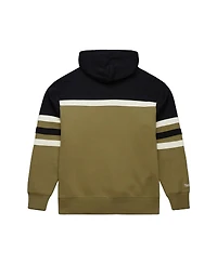 Mitchell & Ness Men's Olive Chicago Bears Vintage Logo Head Coach Hoodie
