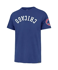 '47 Brand Men's Royal Chicago Cubs Upside Down Two-Peat Franklin T-Shirt