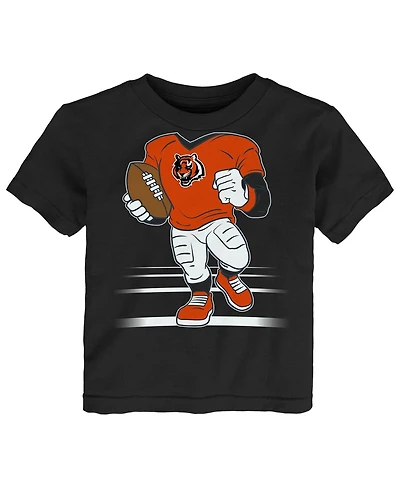 Outerstuff Toddler Outerstuff Black Cincinnati Bengals Game Fit T-Shirt