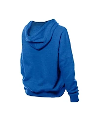 New Era Women's Royal Denver Broncos Throwback Boxy Hoodie Sweatshirt