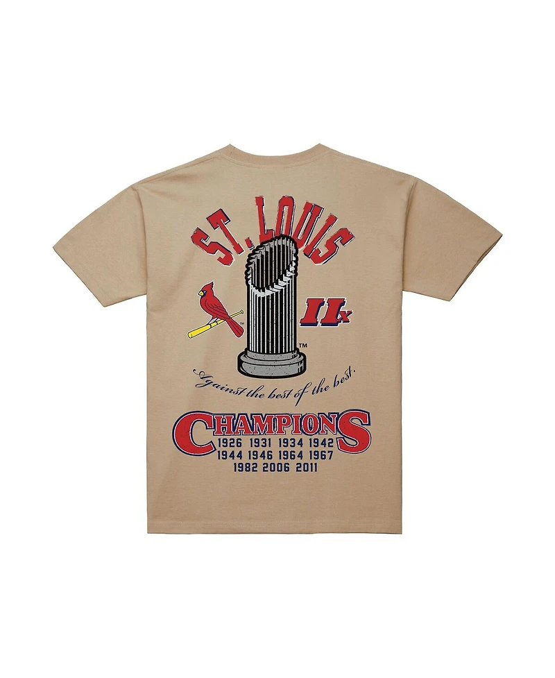 Mitchell & Ness Men's Cream St. Louis Cardinals Legacy Defined T-Shirt
