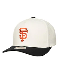 Mitchell & Ness Men's Cream San Francisco Giants Stretch-Snapback Hat