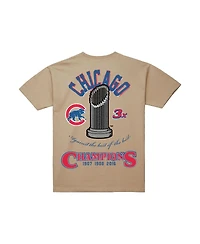 Mitchell & Ness Men's Cream Chicago Cubs Legacy Defined T-Shirt