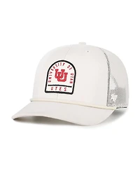 '47 Brand Men's and Women's Cream Utah Utes Core Inline Gravestone Adjustable Trucker Hat