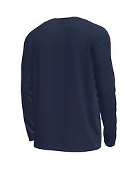 Under Armour Men's Navy Notre Dame Fighting Irish Leprechaun Heat Gear Long Sleeve T-Shirt