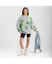 Gameday Couture Women's Gray Oregon Ducks Always on Repeat Fleece Sweatshirt