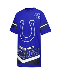 Gameday Couture Women's Royal Indianapolis Colts Perfect Score Vintage T-Shirt Dress