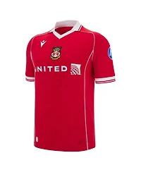 Macron Men's Red Wrexham 2025/26 Home Replica Jersey