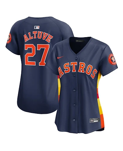 Nike Women's Jose Altuve Navy Houston Astros Alternate Limited Player Jersey