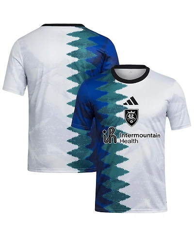 Adidas Men's White Real Salt Lake 2025 Gaming Aeroready Pre-Match Jersey