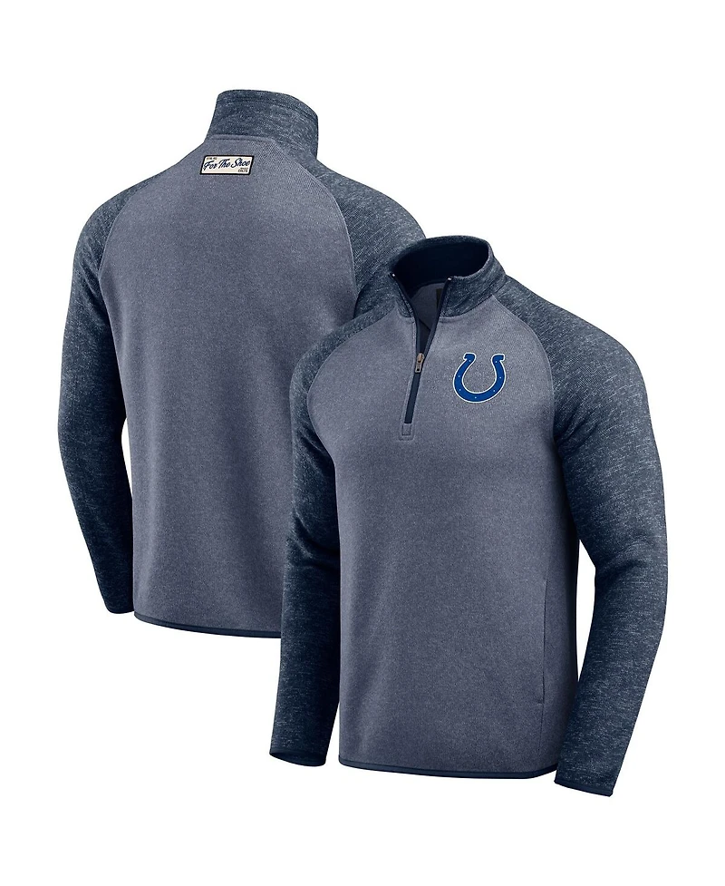 Darius Rucker Collection by Fanatics Men's Royal Indianapolis Colts Tonal Quarter-Zip Jacket
