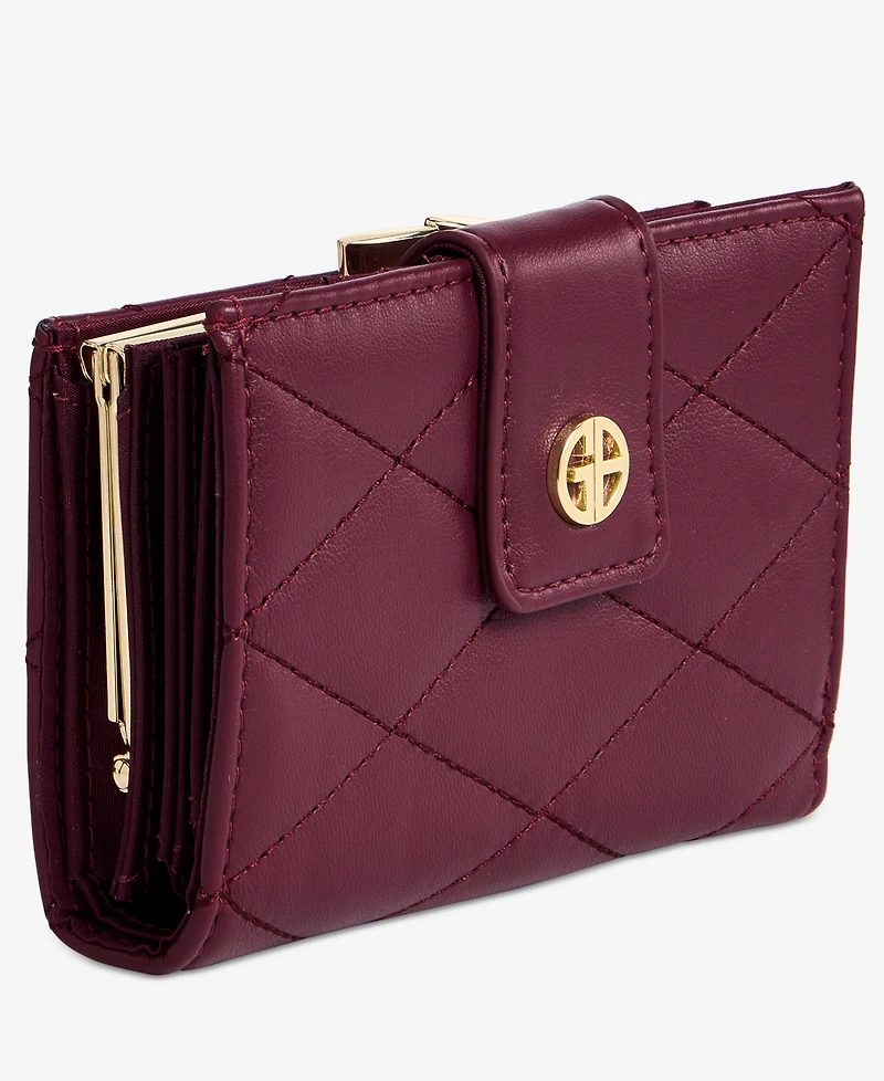 Giani Bernini Quilted Framed Indexer Wallet