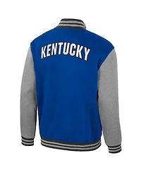 Colosseum Men's Royal Kentucky Wildcats Ambi-Turner Full-Zip Varsity Jacket