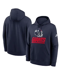 Nike Men's Navy New York Giants Best Season Rewind Club Pullover Hoodie