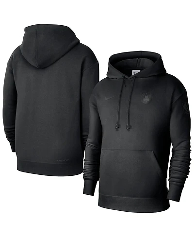 Nike Men's Black Boston Celtics Authentic Travel Standard Issue Dri-Fit Hoodie
