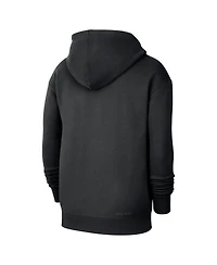 Nike Men's Black Denver Nuggets Authentic Travel Standard Issue Dri-Fit Hoodie