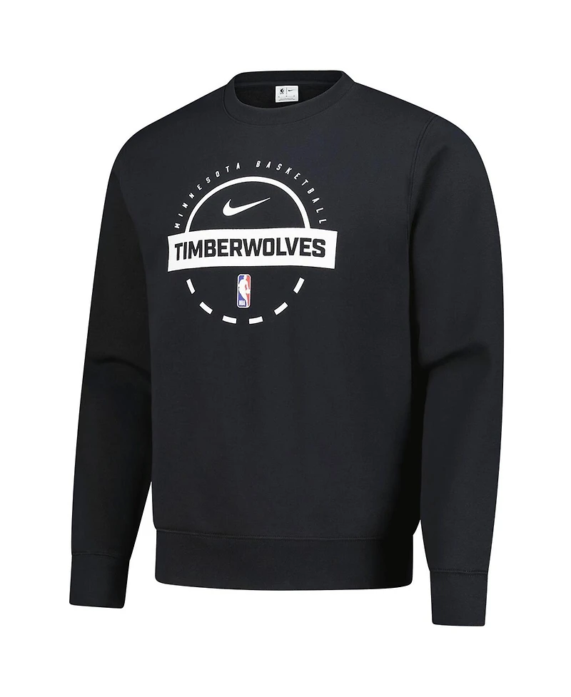 Nike Men's Black Minnesota Timberwolves 2025/26 Authentic Practice Club Sweatshirt
