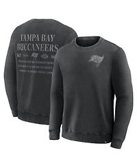 Fanatics Men's Black Tampa Bay Buccaneers Deep Route Pullover Sweatshirt