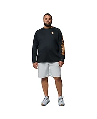 Columbia Men's Gray Alabama Crimson Tide Big Tall Terminal Tackle Long Sleeve Omni-Shade T-Shirt