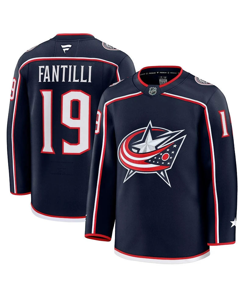 Fanatics Men's Adam Fantilli Navy Columbus Blue Jackets Home Premium Jersey