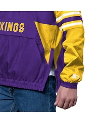 Starter Men's Purple Minnesota Vikings Prospect Half-Zip Pullover