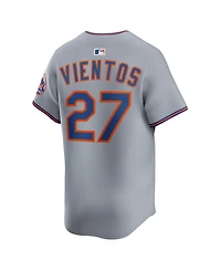 Nike Men's Dri-fit Mark Vientos Gray New York Mets All-Star Limited Jersey