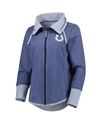 Tommy Bahama Women's Heathered Royal Indianapolis Colts Sport Sun Fade Full-Zip Sweatshirt