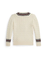 Polo Ralph Lauren Toddler & Little Boys 2T-7 Stripe Detail Cricket Sweater
