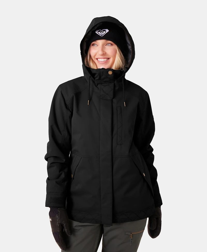 Roxy Women's Billie 3-Way Adjustable Hooded Insulated Snow Jacket