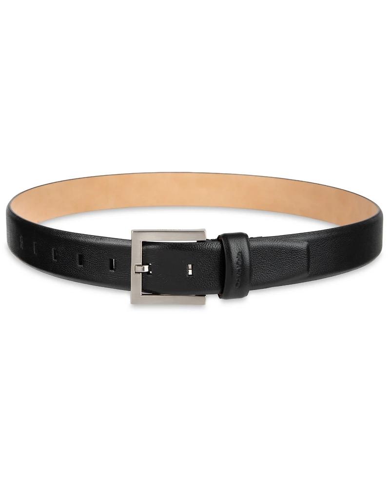 Calvin Klein Fe Harness Buckle Embossed Belt